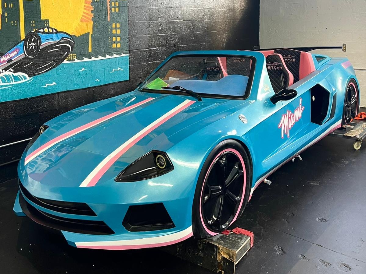 South Beach jet car